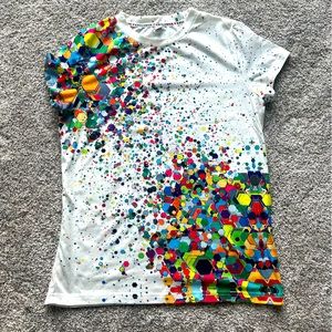 Ladies Confetti Print T-shirt